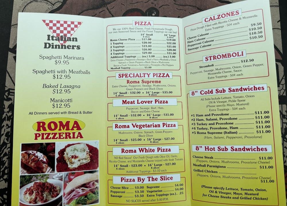Roma Pizza & Subs Menu image 3